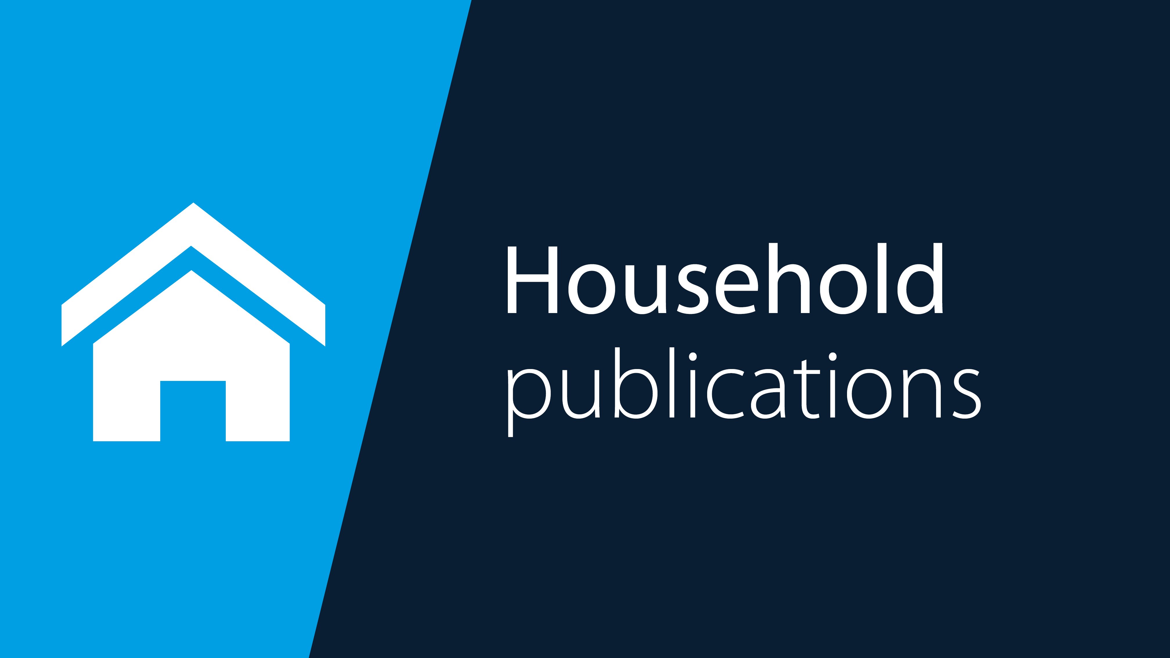 the Households category of publications